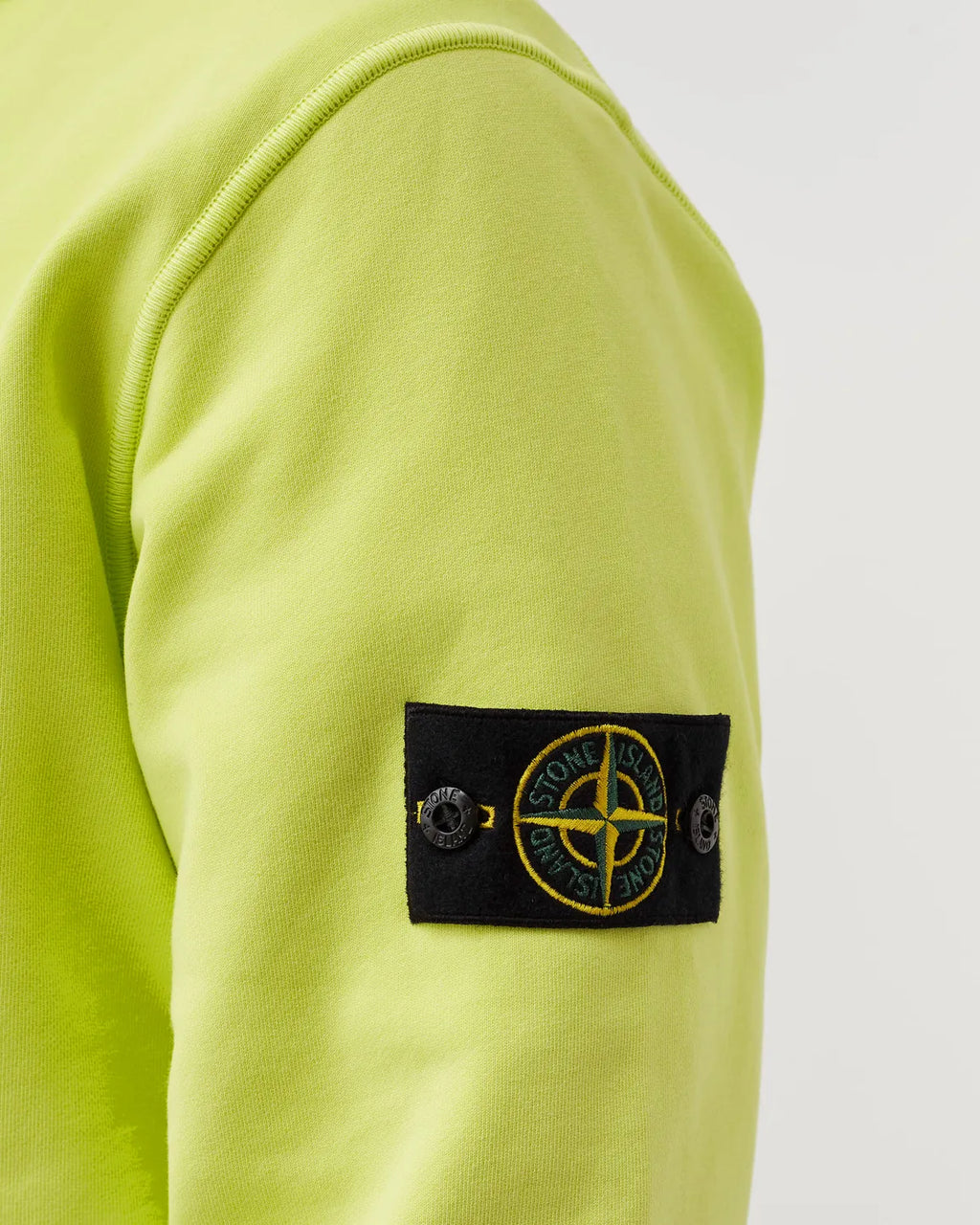 Stone Island Overhead Hoodie In Lemon