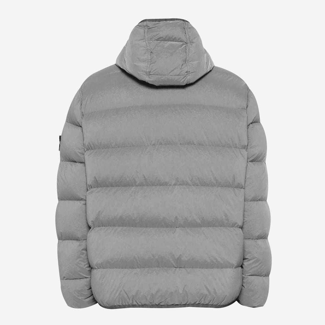 Stone Island Seamless Tunnel Nylon Down-Tc Jacket In Grey