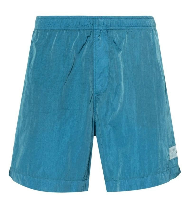 Cp Company Ss24 Eco Chrome-R Swimshorts In Ink Blue