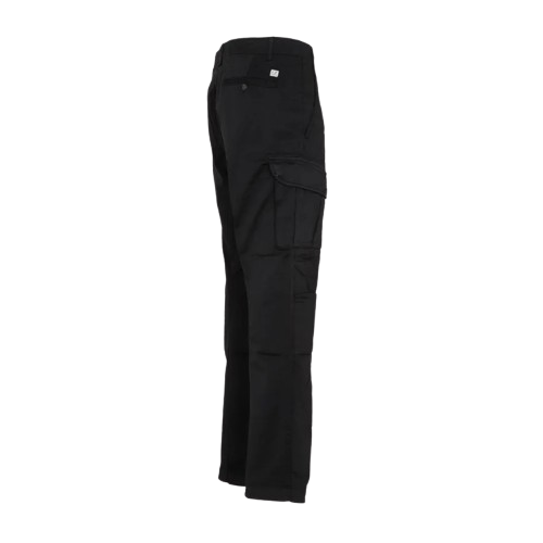 Cp Company 056A Stretch Sateen Cargo Pants In Black