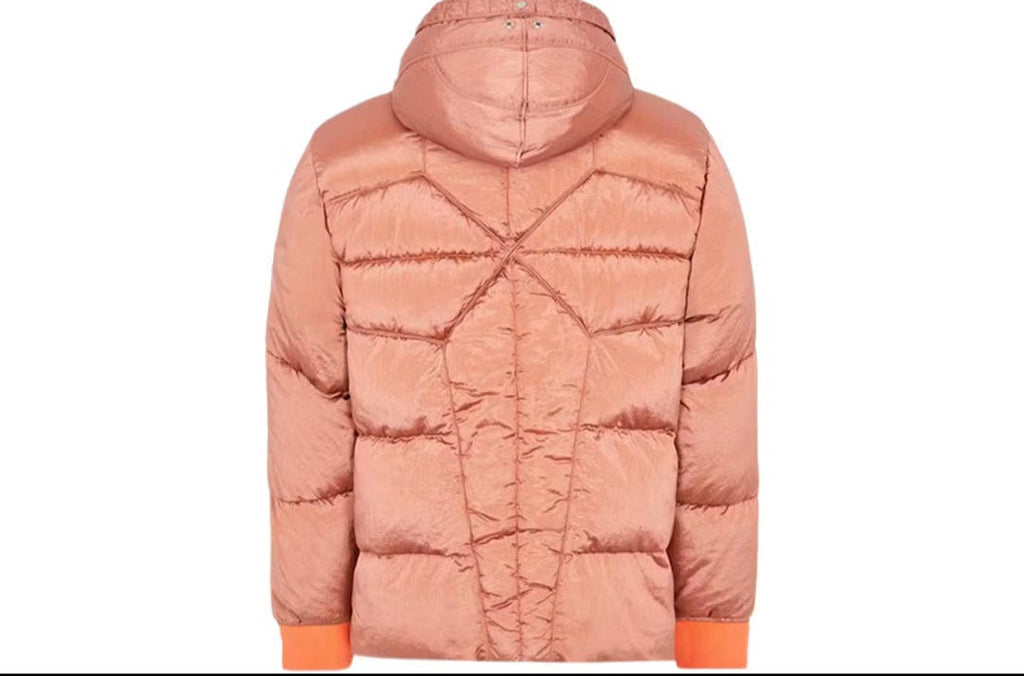 Stone Island Nylon Metal Econyl Regenerated Nylon With Down In Peach