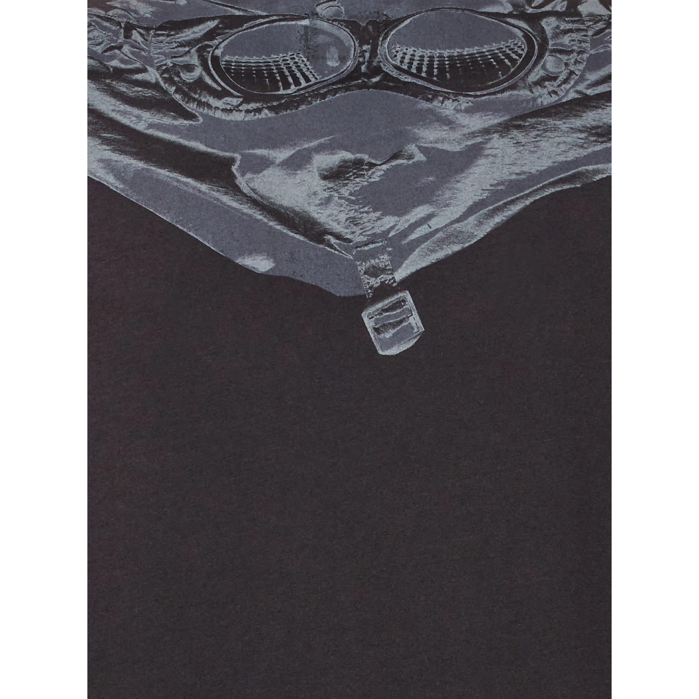 Cp Company 30/1 Jersey Goggle T-Shirt In Black