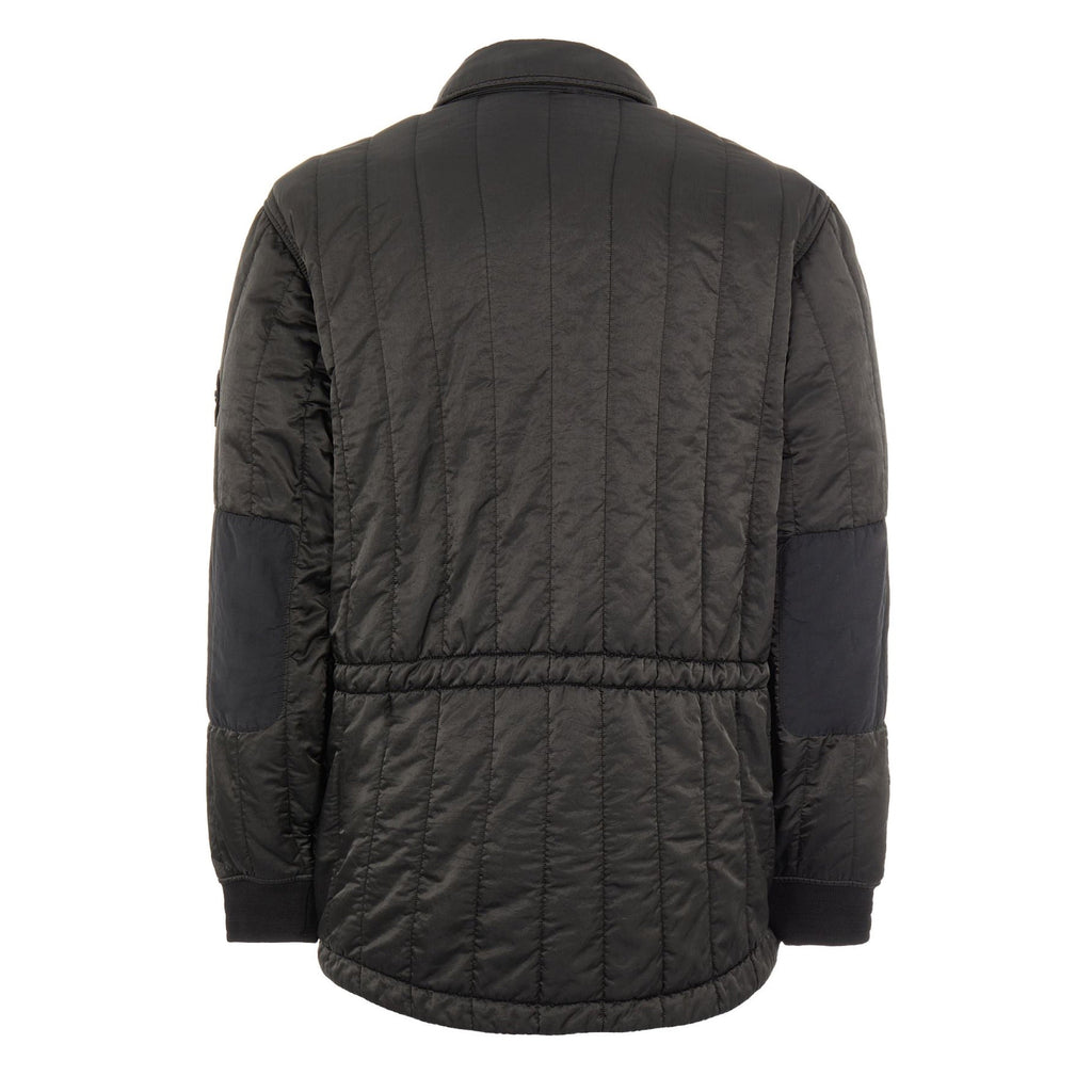 Stone Island Nylon Raso Quilted-Tc In Black