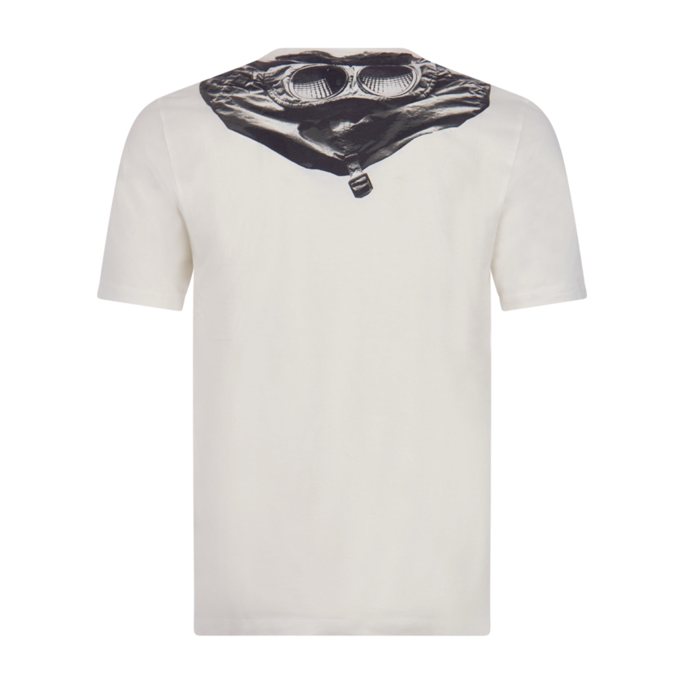 Cp Company 30/1 Jersey Goggle T-Shirt In White