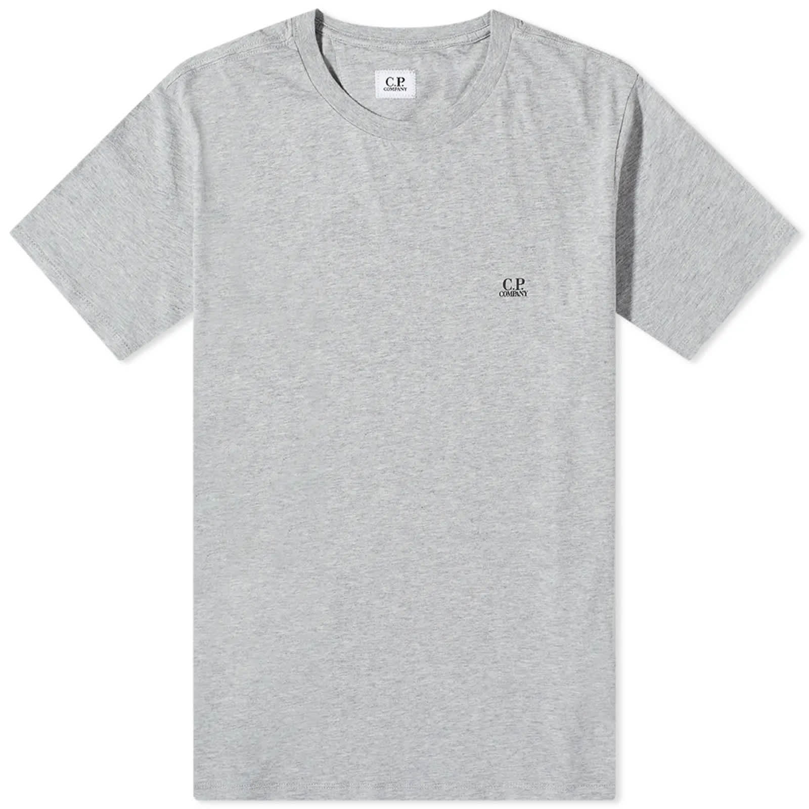Cp Company 30/1 Jersey Goggle T-Shirt In Grey