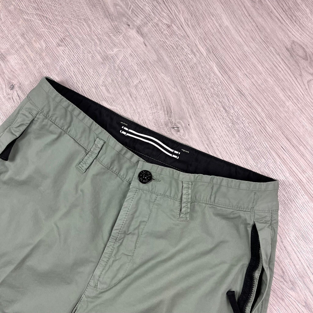 Stone Island Cargo Shorts - Sage