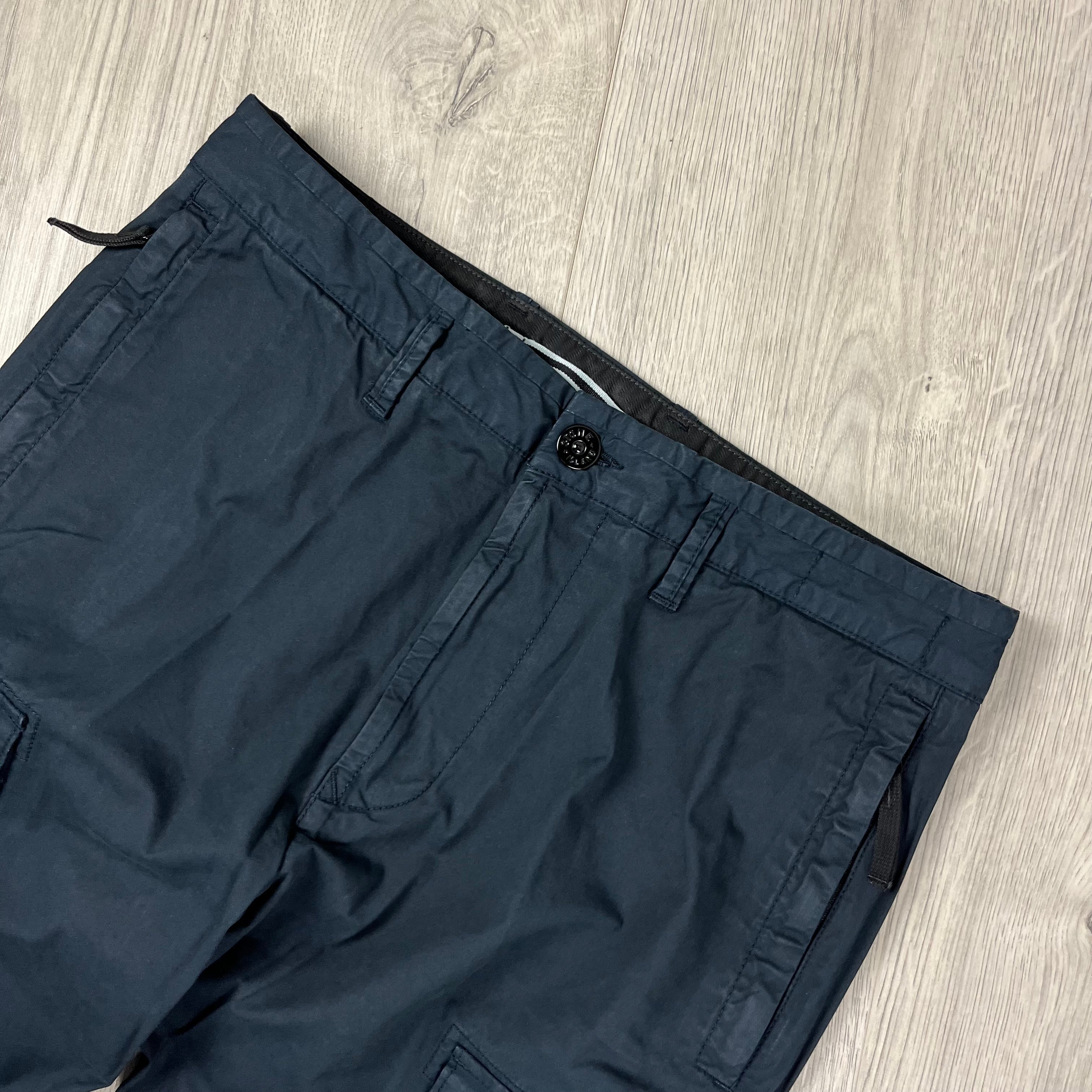 Stone Island Cargo Trousers - Navy
