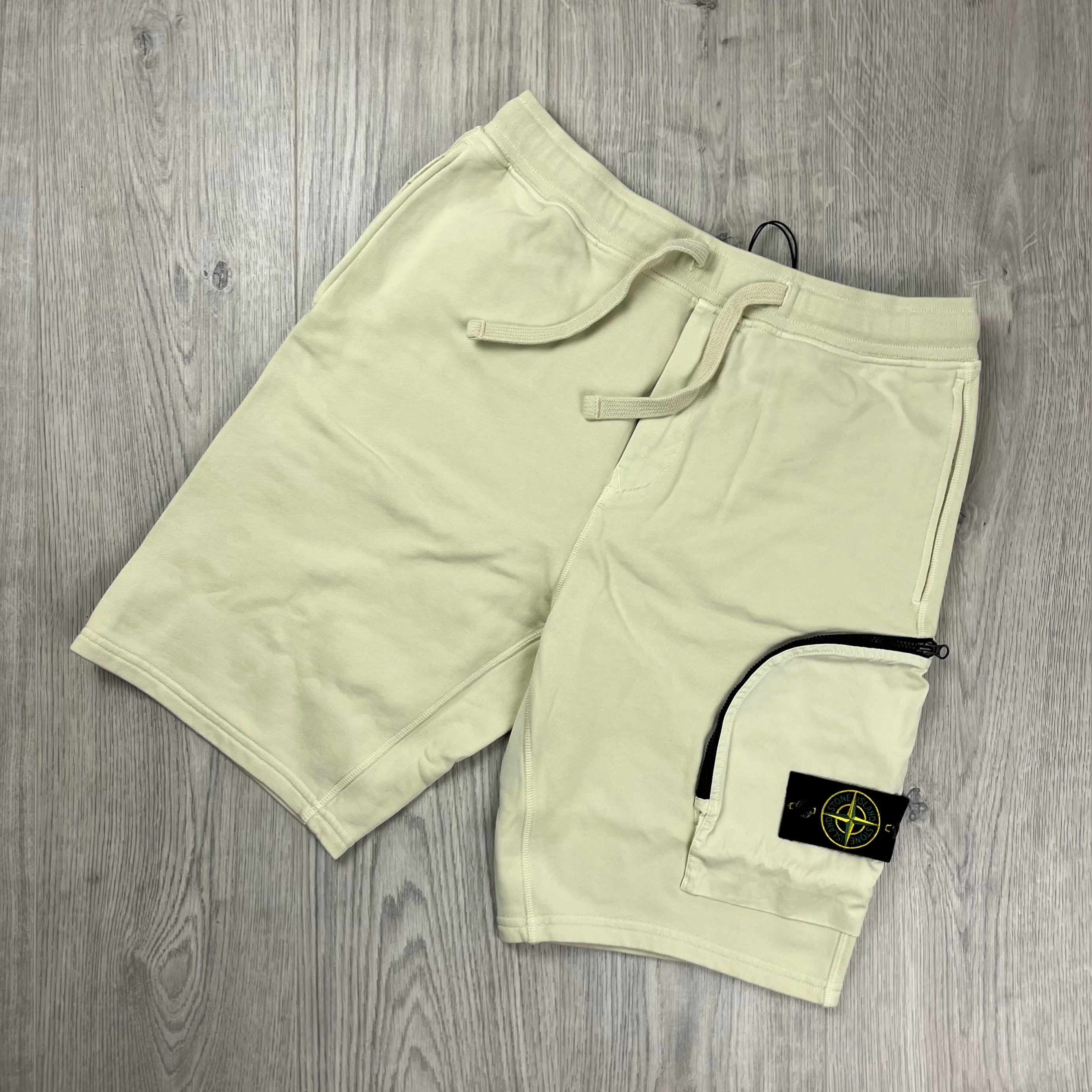 Stone Island Jersey Shorts - Oat