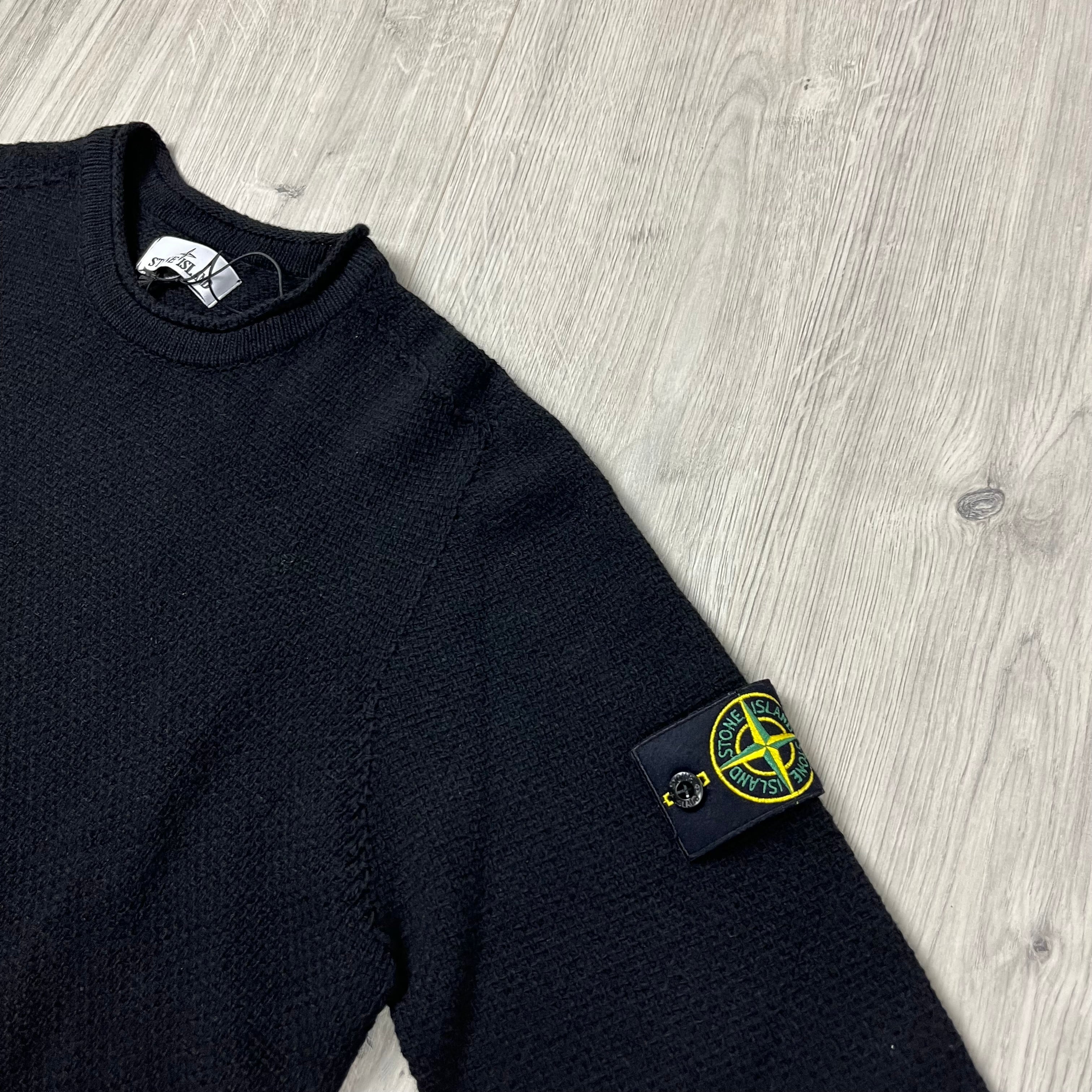 Stone Island Knit Sweatshirt - Black