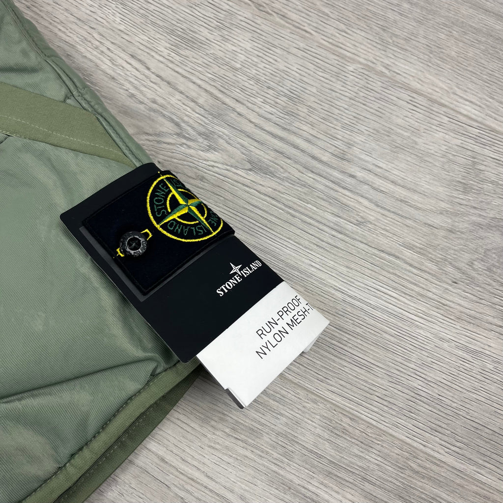 Stone Island Nylon Gilet - Sage