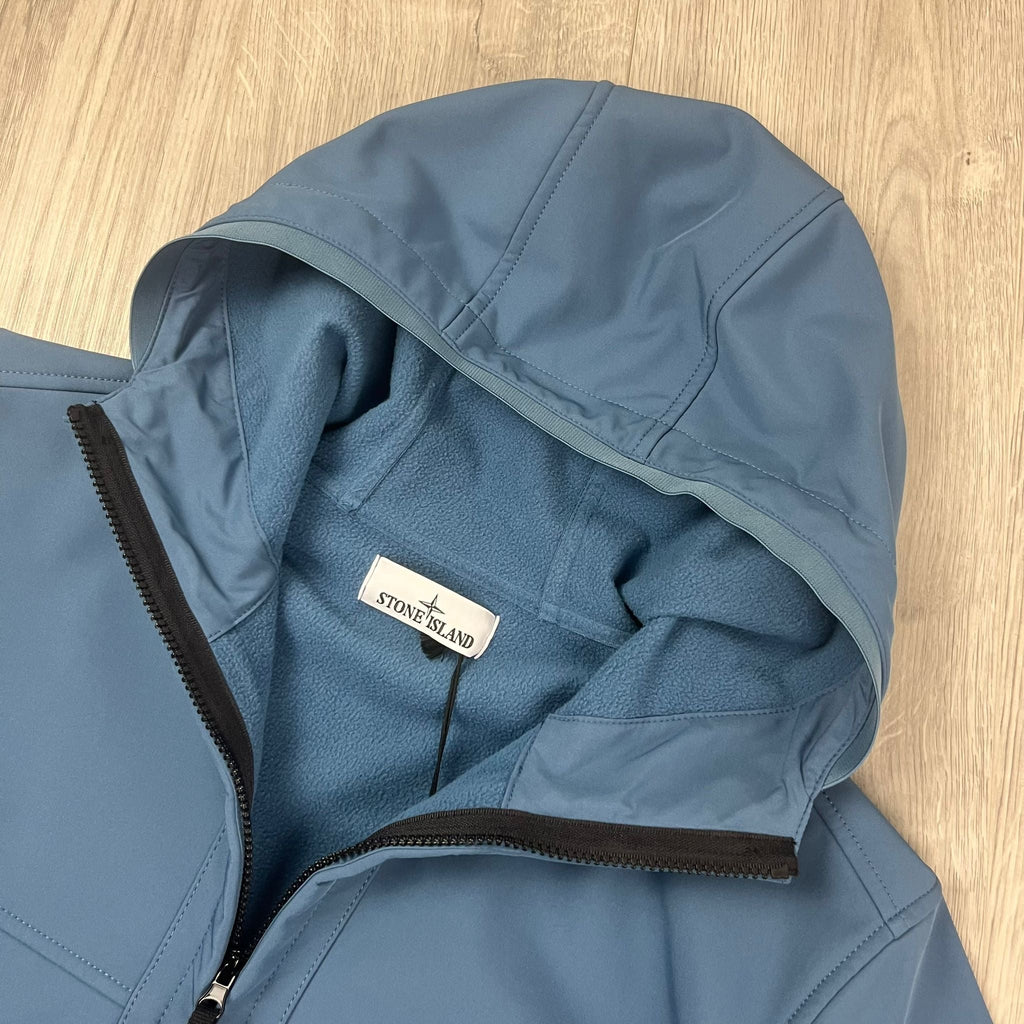 Stone Island Shell Jacket - Avio Blue